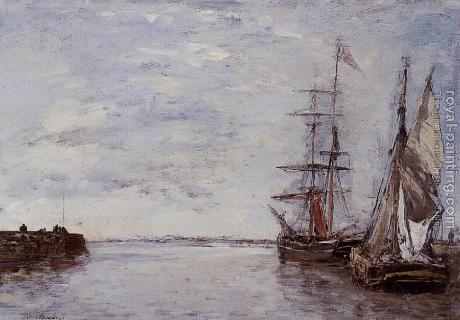 Eugene Boudin : The Port at Deauville